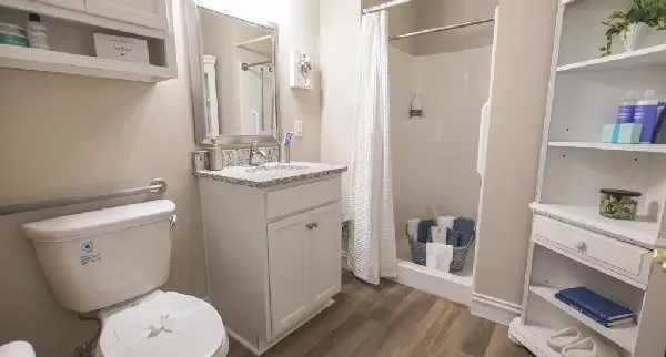 The Charlotte Assisted Living Memory Care | Villa Apartment Bath 67
